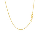 14k Yellow Gold Diamond Cut Rolo Chain (1.10 mm) - Forever in Harmony