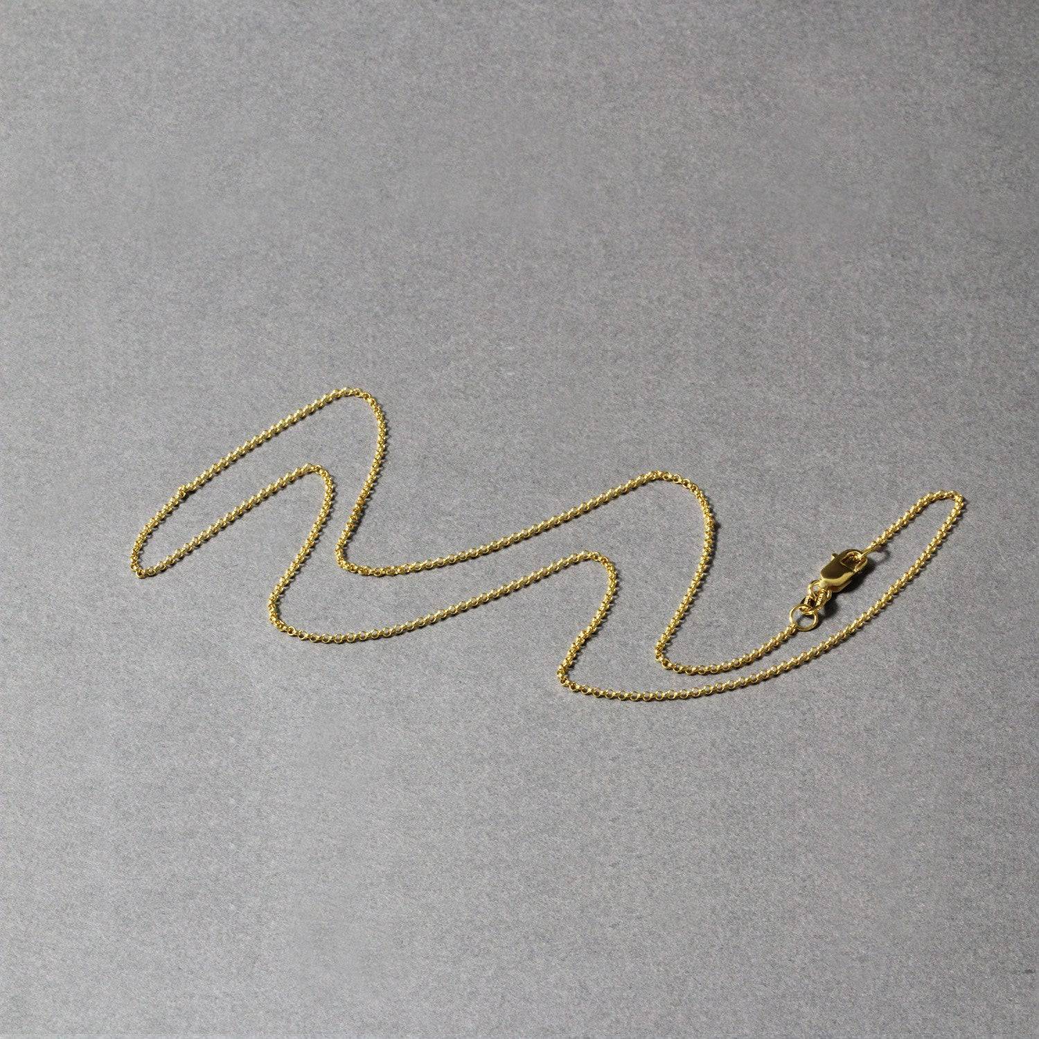 14k Yellow Gold Diamond Cut Rolo Chain (1.10 mm) - Forever in Harmony