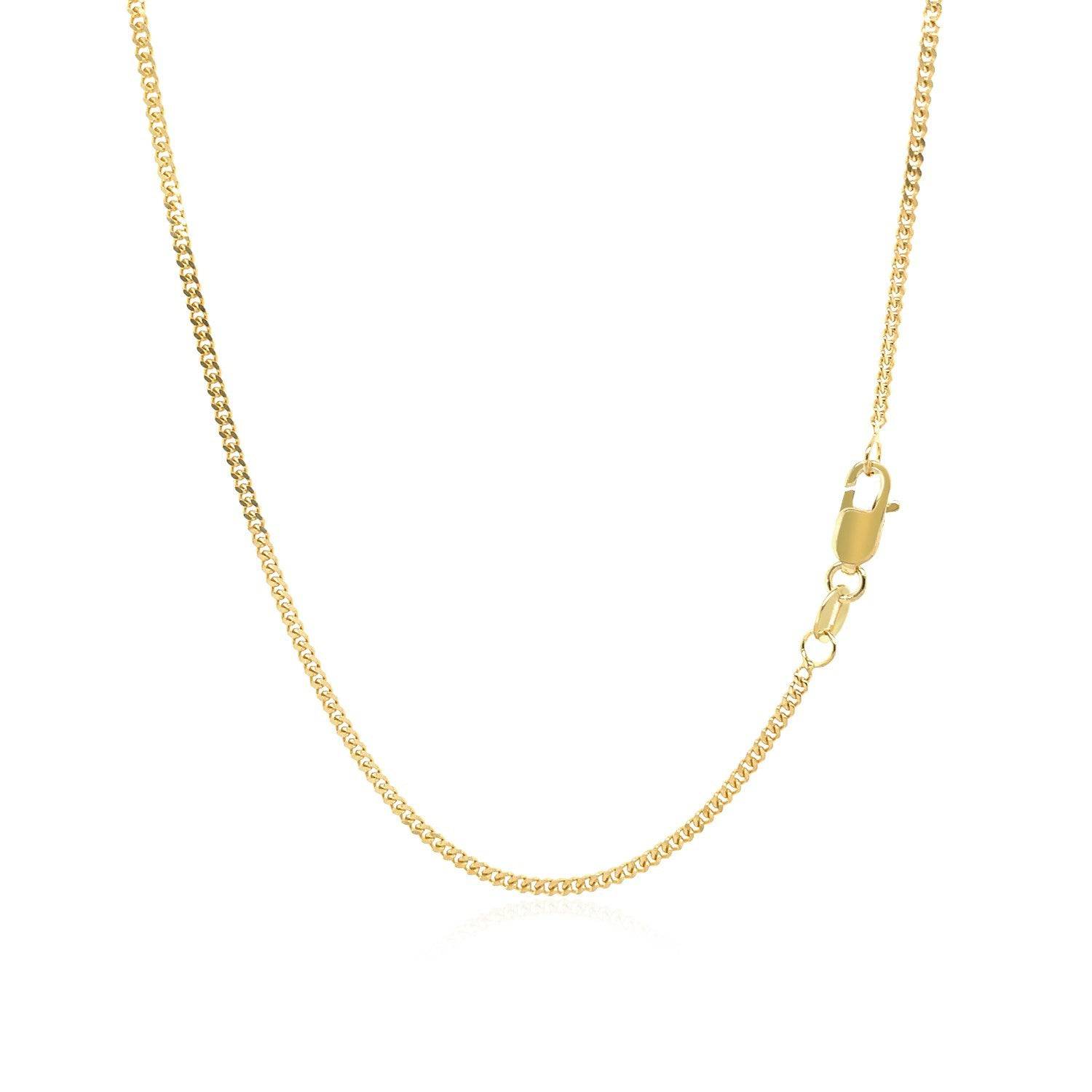 10k Yellow Gold Gourmette Chain (1.40 mm) - Forever in Harmony