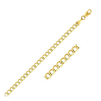 14k Yellow Gold Curb Chain (4.40 mm) | 18'' - Forever in Harmony