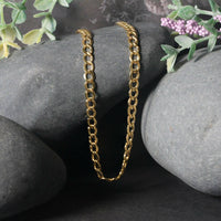 14k Yellow Gold Curb Chain (4.40 mm) | - Forever in Harmony