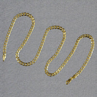 14k Yellow Gold Curb Chain (4.40 mm) | - Forever in Harmony