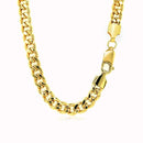 5.5mm 10k Yellow Gold Light Miami Cuban Chain | - Forever in Harmony