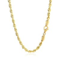 10k Yellow Gold Solid Diamond Cut Rope Chain (4.00 mm) - Forever in Harmony