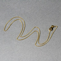 14k Yellow Gold Oval Cable Link Chain (0.97 mm) - Forever in Harmony