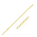 14k Yellow Gold Oval Rolo Chain (3.20 mm) | - Forever in Harmony