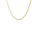 14k Yellow Gold Oval Rolo Chain (3.20 mm) | - Forever in Harmony