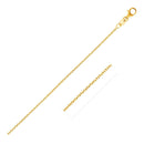 14k Yellow Gold Round Cable Link Chain (1.5 mm) - Forever in Harmony