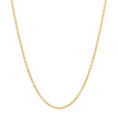 14k Yellow Gold Round Cable Link Chain (1.5 mm) - Forever in Harmony