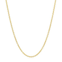 14k Yellow Gold Round Cable Link Chain (1.5 mm) - Forever in Harmony