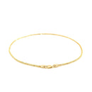 14k Yellow Gold Sparkle Anklet 1.5mm - Forever in Harmony