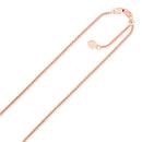 14k Rose Gold Adjustable Popcorn Chain (1.30 mm) - Forever in Harmony