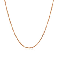 14k Rose Gold Adjustable Popcorn Chain (1.30 mm) - Forever in Harmony