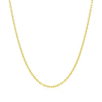 14k Yellow Gold Round Cable Link Chain (1.50 mm) - Forever in Harmony