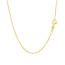 14k Yellow Gold Round Cable Link Chain (1.50 mm) - Forever in Harmony