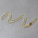 14k Yellow Gold Round Cable Link Chain (1.50 mm) - Forever in Harmony