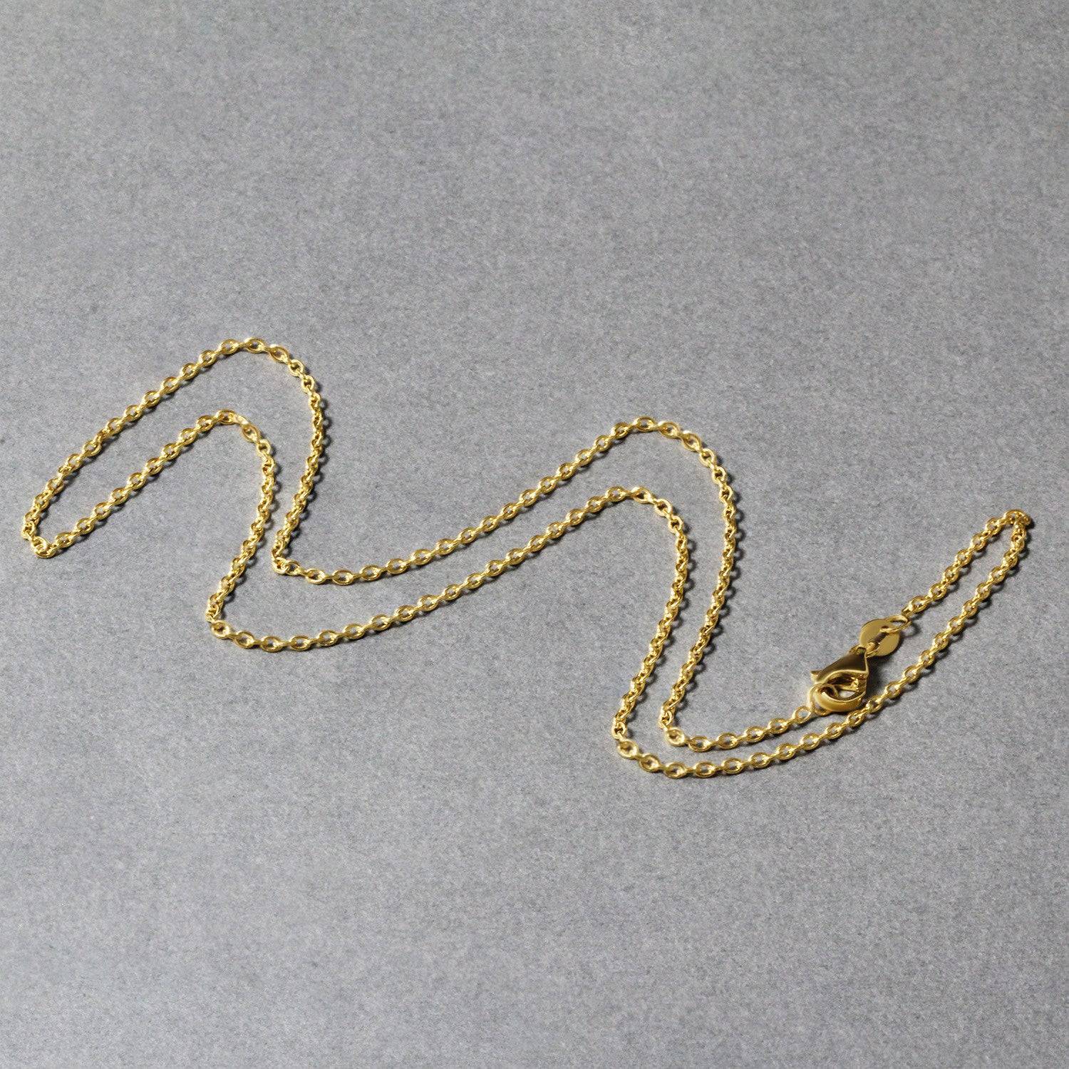 14k Yellow Gold Round Cable Link Chain (1.50 mm) - Forever in Harmony