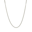 10k White Gold Gourmette Chain  (1.40 mm) - Forever in Harmony