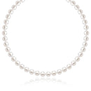 14k Yellow Gold Necklace with White Freshwater Cultured Pearls (6.0mm to 6.5mm) - Forever in Harmony