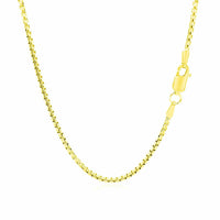 14k Yellow Gold Round Box Chain (1.8 mm) - Forever in Harmony