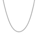 14k White Gold Round Wheat Chain (1.5 mm) - Forever in Harmony