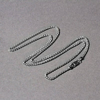 14k White Gold Round Wheat Chain (1.5 mm) - Forever in Harmony