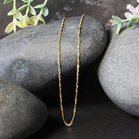 10k Yellow Gold Singapore Chain (1.50 mm) | 16'' - Forever in Harmony