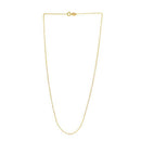 Adjustable Cable Chain in 14k Yellow Gold (0.97 mm) | 18 - Forever in Harmony