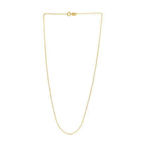 Adjustable Cable Chain in 14k Yellow Gold (0.97 mm) | 18 - Forever in Harmony