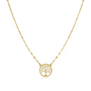 14K Yellow Gold Tree of Life Necklace - Forever in Harmony