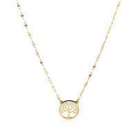 14K Yellow Gold Tree of Life Necklace - Forever in Harmony