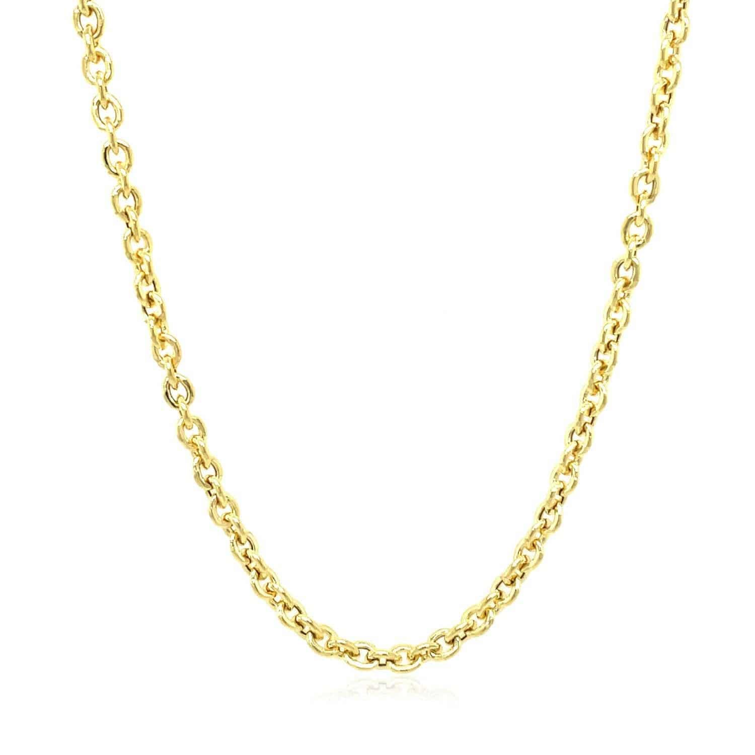 14k Yellow Gold Forsantina Lite Cable Link Chain (2.90 mm) |