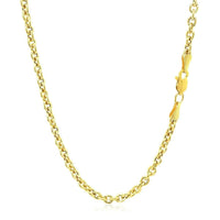 14k Yellow Gold Forsantina Lite Cable Link Chain (2.90 mm) | - Forever in Harmony