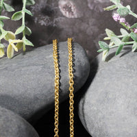 14k Yellow Gold Forsantina Lite Cable Link Chain (2.90 mm) | 18'' - Forever in Harmony