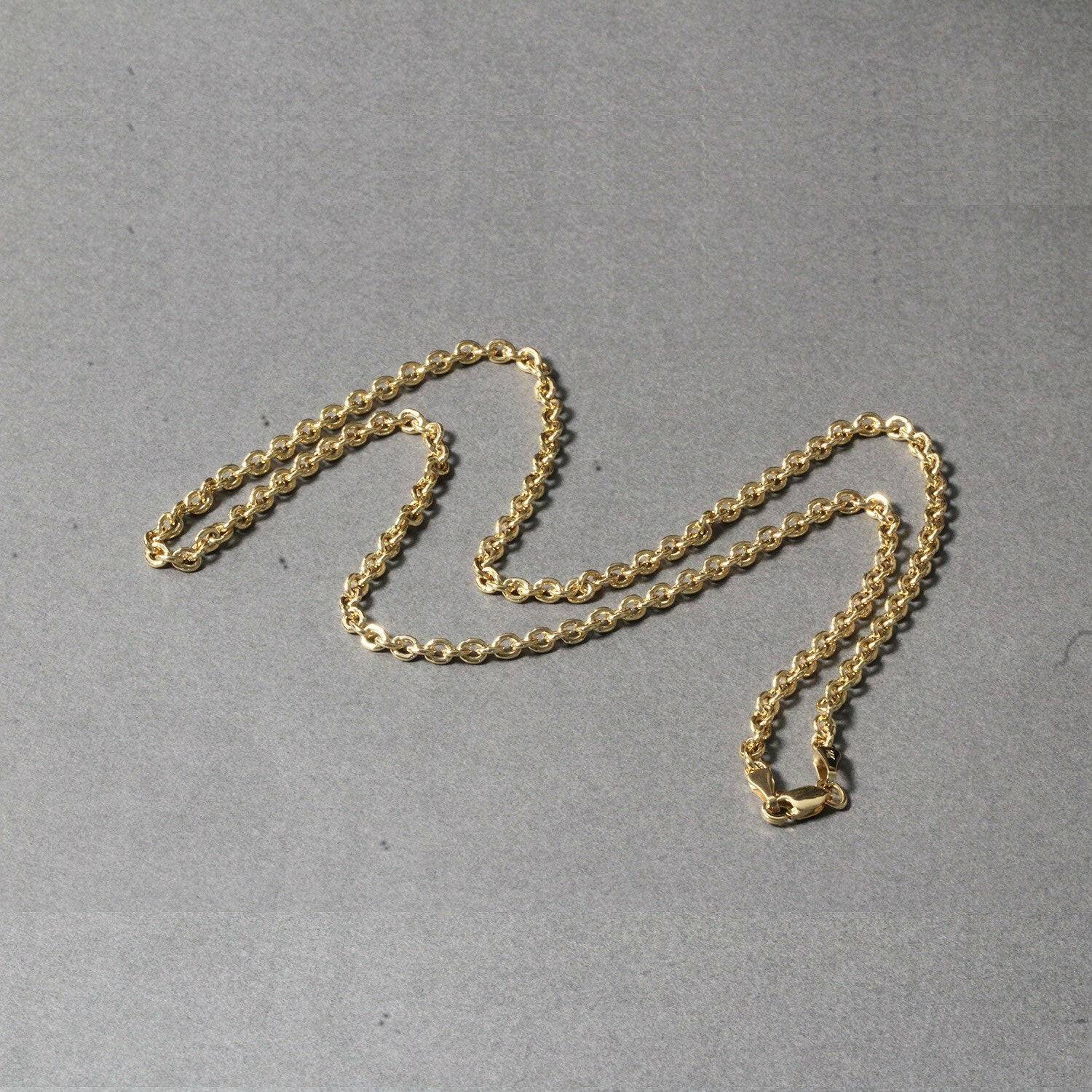 14k Yellow Gold Forsantina Lite Cable Link Chain (2.90 mm) | - Forever in Harmony