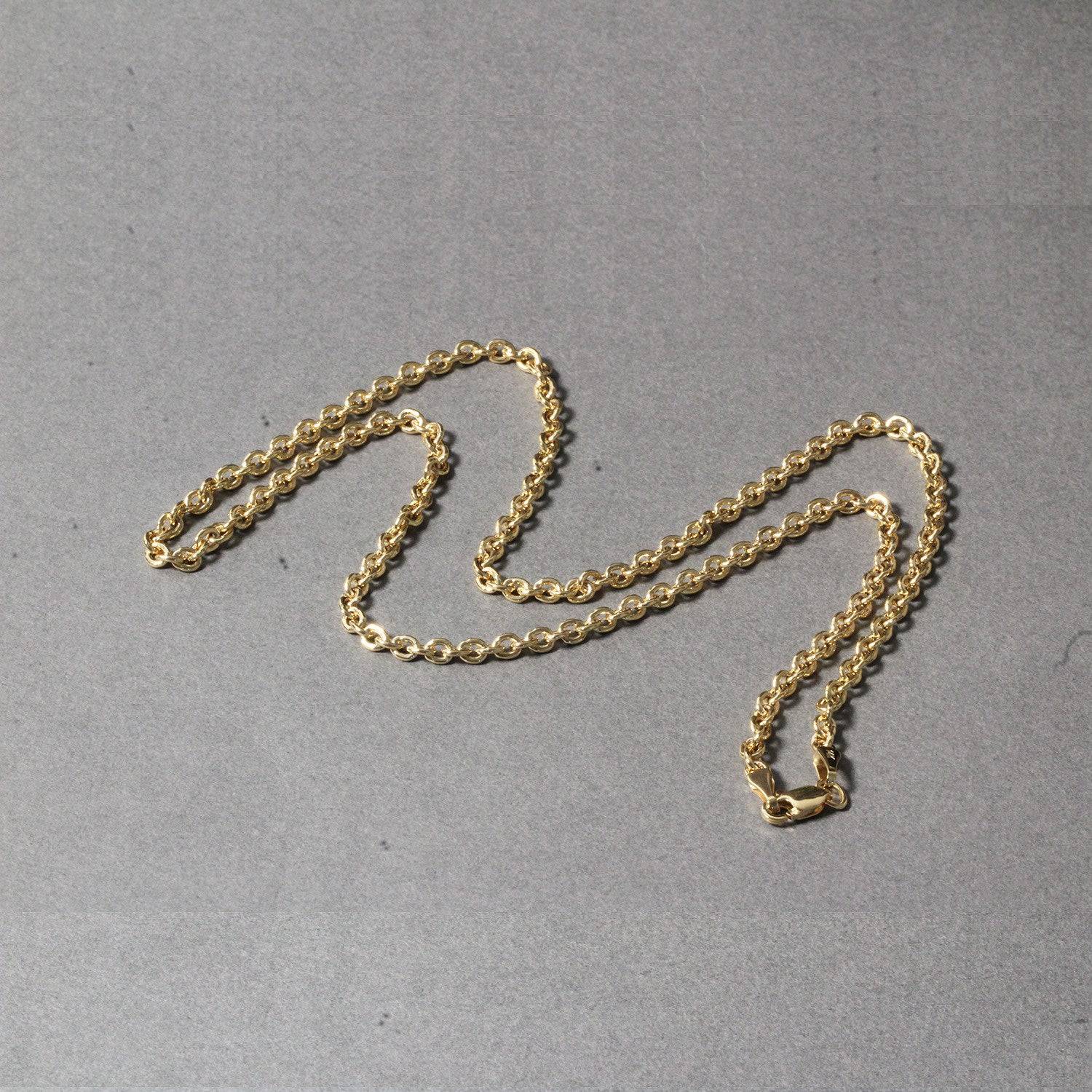 14k Yellow Gold Forsantina Lite Cable Link Chain (2.90 mm) | 18'' - Forever in Harmony