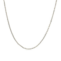 14k White Gold Adjustable Cable Chain (1.10 mm) | 22'' - Forever in Harmony