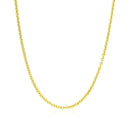 14k Yellow Gold Forsantina Lite Cable Link Chain (1.80 mm) - Forever in Harmony