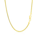 14k Yellow Gold Forsantina Lite Cable Link Chain (1.80 mm) - Forever in Harmony