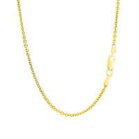 14k Yellow Gold Forsantina Lite Cable Link Chain (1.80 mm) - Forever in Harmony