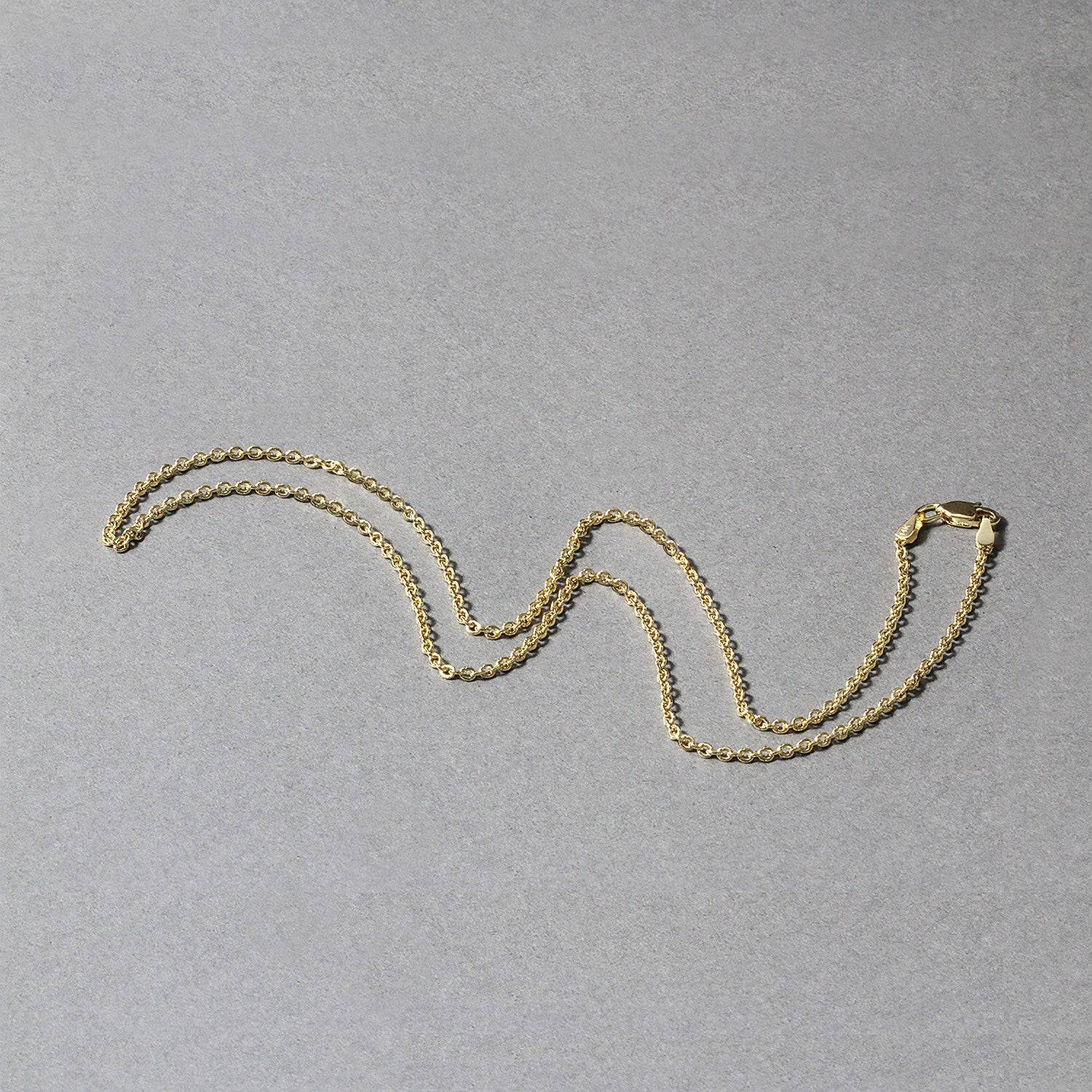 14k Yellow Gold Forsantina Lite Cable Link Chain (1.80 mm) - Forever in Harmony