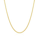 18k Yellow Gold Bead Chain 1.5mm (1.50 mm) - Forever in Harmony