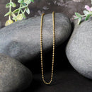 18k Yellow Gold Bead Chain 1.5mm (1.50 mm) - Forever in Harmony