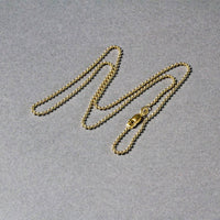 18k Yellow Gold Bead Chain 1.5mm (1.50 mm) - Forever in Harmony