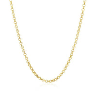 14k Yellow Gold Rolo Chain (2.5 mm) - Forever in Harmony