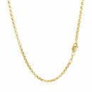 14k Yellow Gold Rolo Chain (2.5 mm) - Forever in Harmony