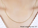 14k Yellow Gold Diamond-Cut Bead Chain (1.10 mm) - Forever in Harmony