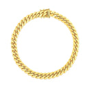 10k Yellow Gold Classic Miami Cuban Solid Bracelet (7.10 mm) | 8.5 - Forever in Harmony