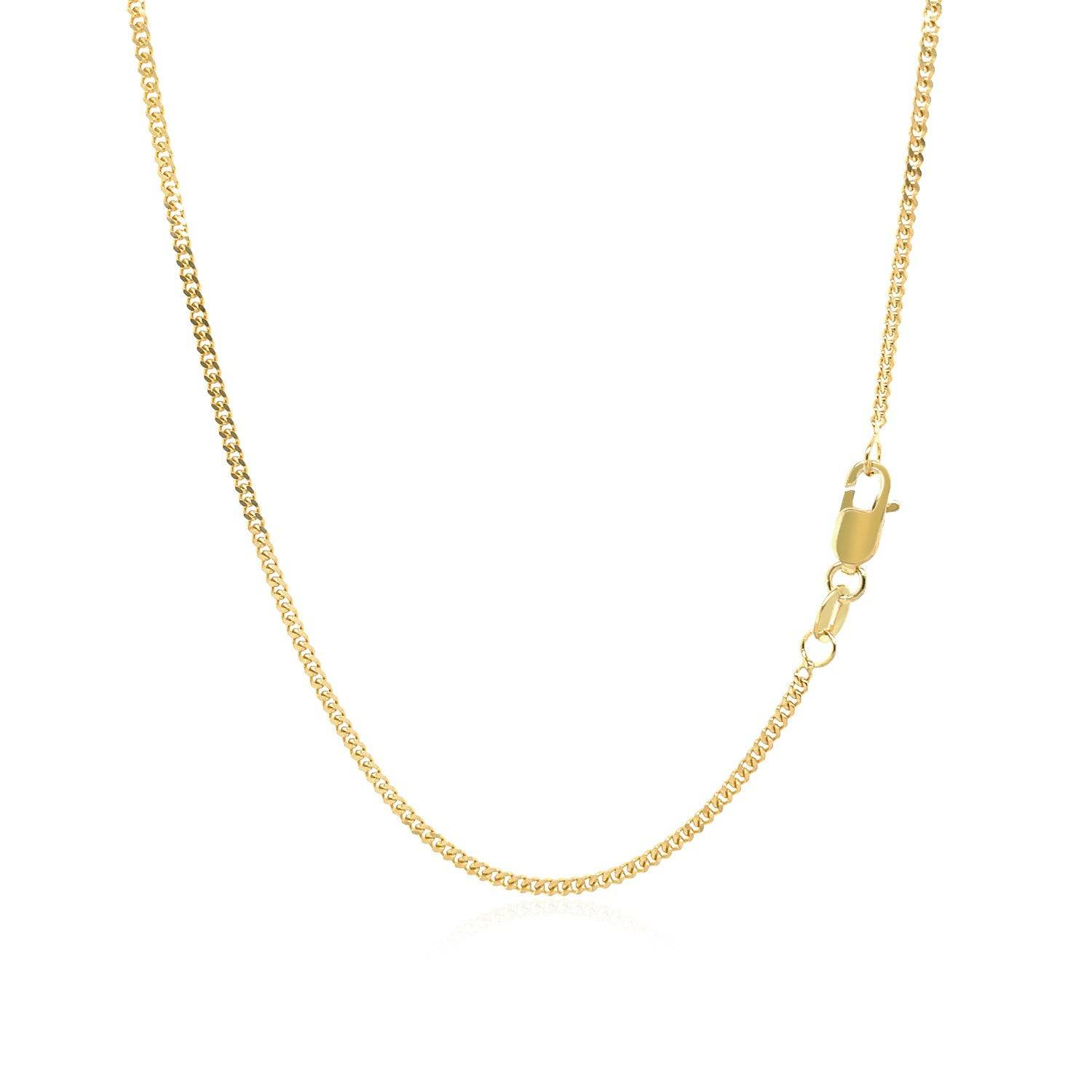 14k Yellow Gold Gourmette Chain (1.40 mm) - Forever in Harmony