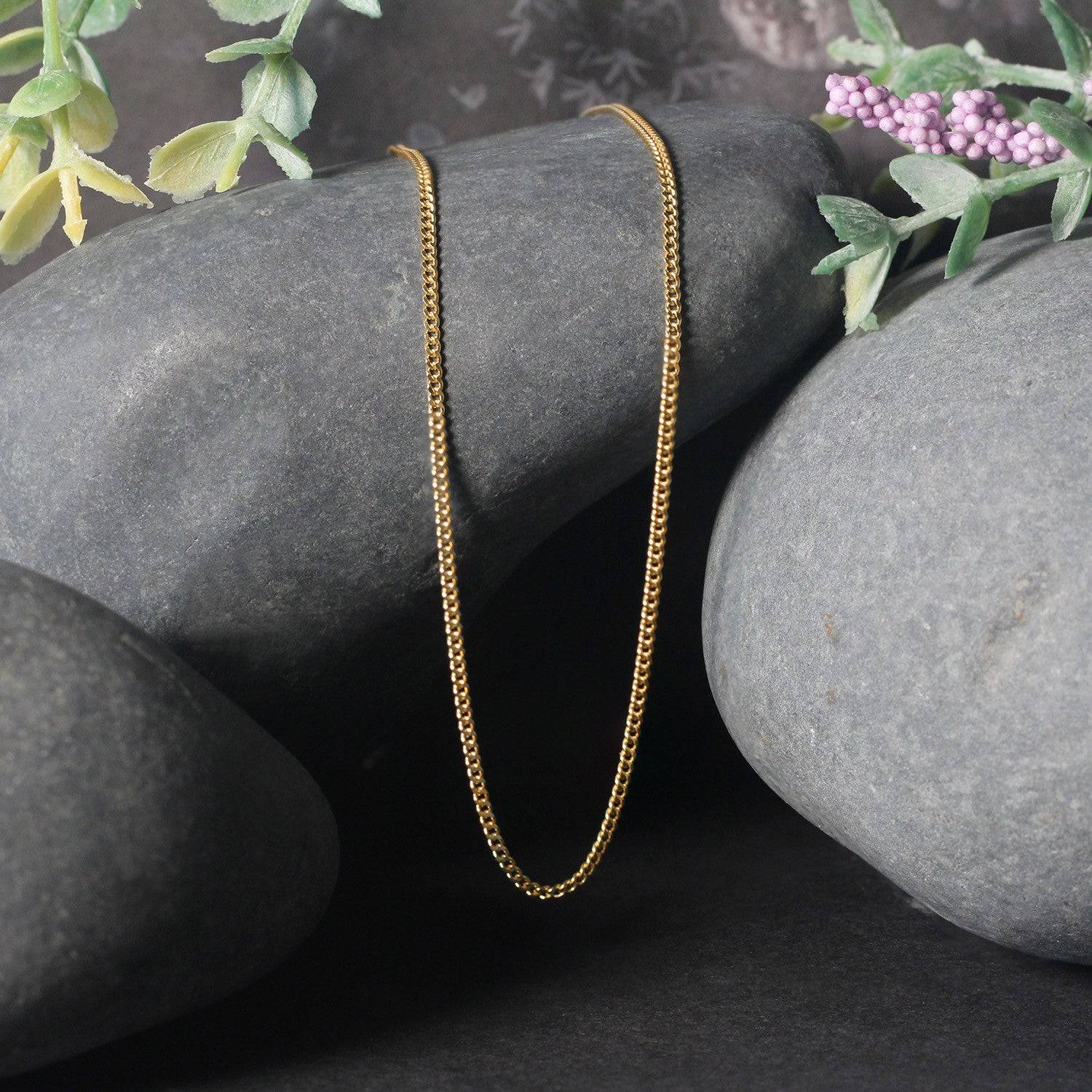 14k Yellow Gold Gourmette Chain (1.40 mm) - Forever in Harmony